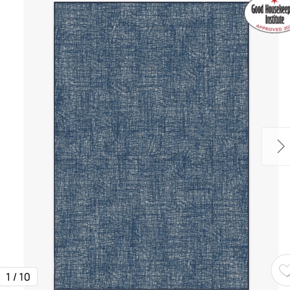 Crosshatch sapphire ruggable - Picture 1 of 6